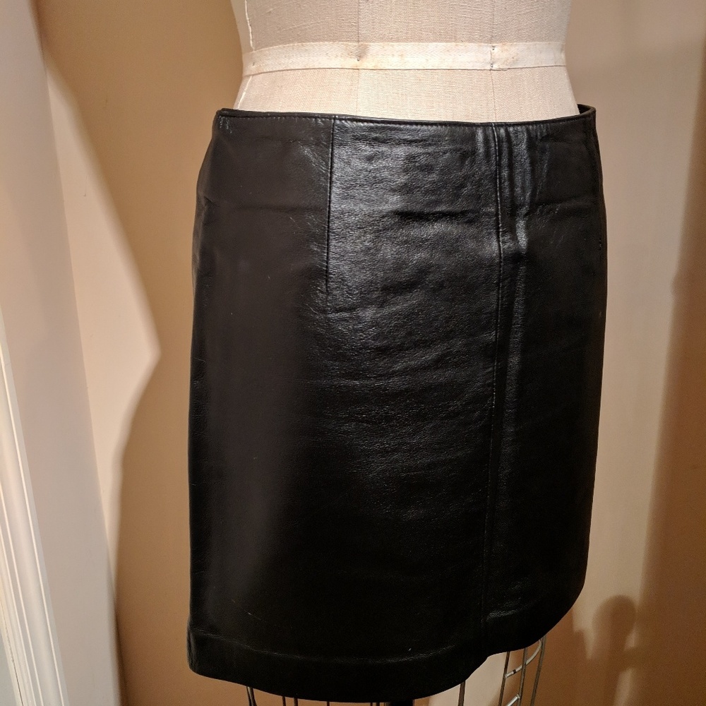 Leather skirt